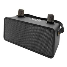 Karaoke Machine, Portable Bluetooth Speaker with 2 Wireless M28 Black