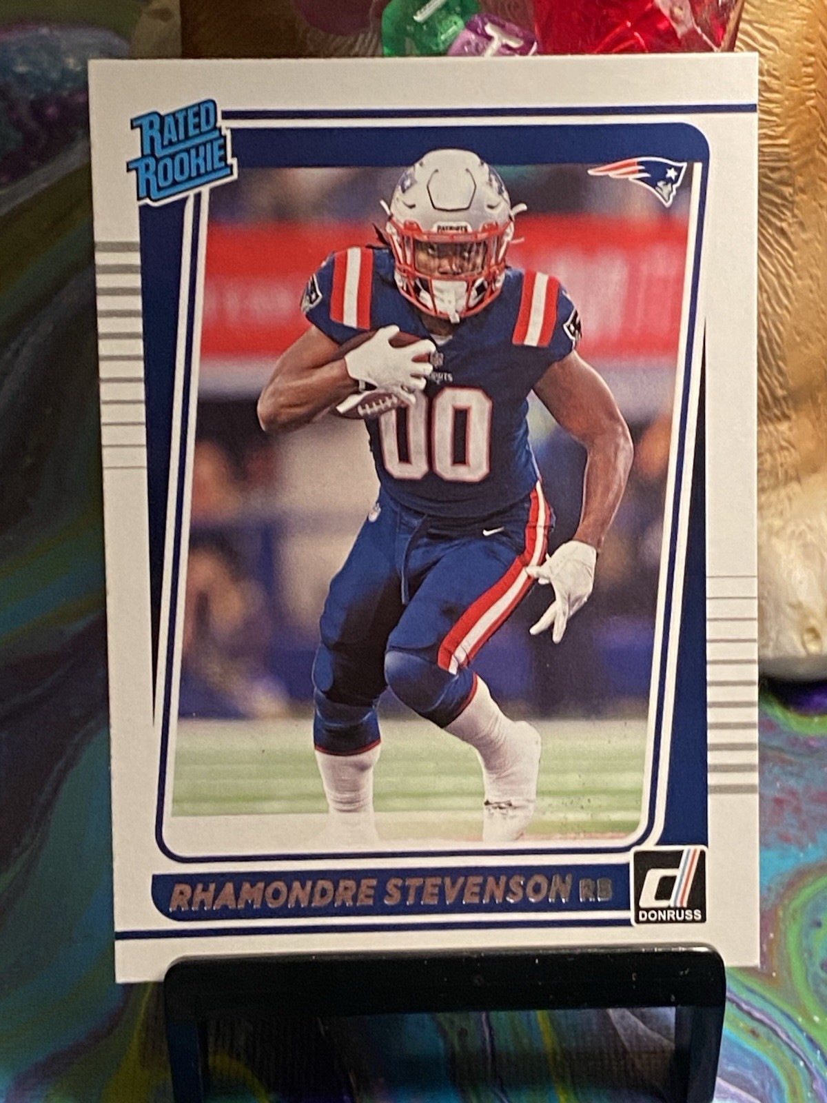 Rhamondre Stevenson 2021 Donruss Rated Rookie #286 (RC) - New England Patriots
