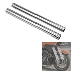 Chrome 49mm Fork Tubes 45500113 for Harley Touring Street Road Glide 2014-2022
