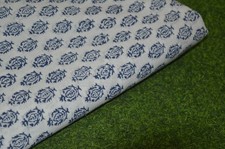 10 Yard Hand Block Print Floral Fabric 100 Cotton NO TARRIF CHARGES 100 ZK 216