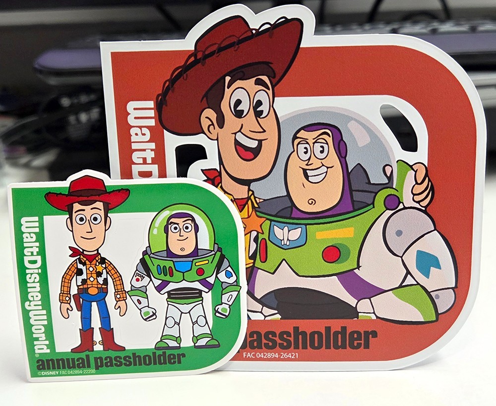 2026 WDW Disney Annual Passholder Toy Story Magnet-Buzz and Woody