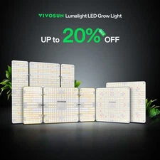 VIVOSUN Lumalight 100W/150W/200W/400W LED Grow Light Full Spectrum Indoor Plant 