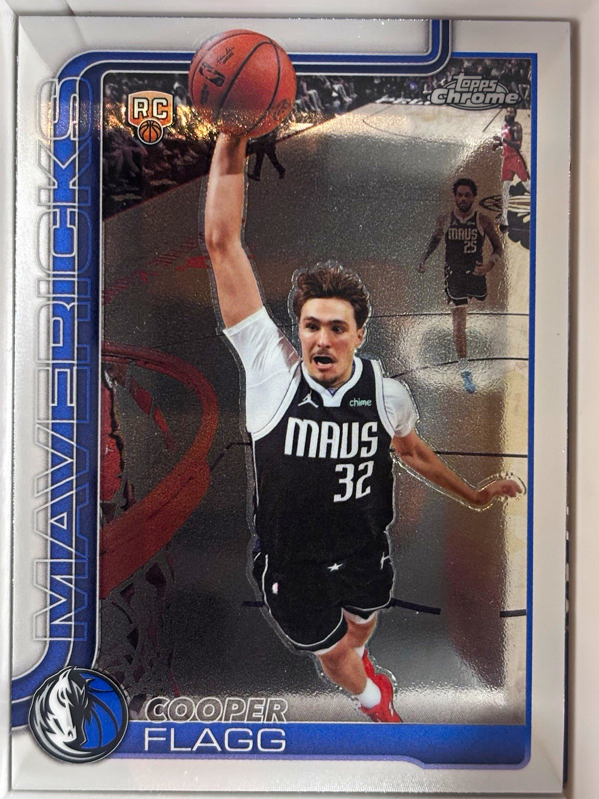 Cooper Flagg 2026 Topps Chrome RC Dallas Mavericks Rookie Card #151