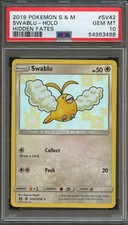 PM - 2019 - POKEMON S&M HIDDEN FATES - #SV42 - SWABLU-HOLO - PSA 10 (GEM MINT) on eBay