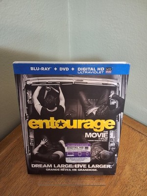 Entourage The Movie Blu-Ray + DVD +Digital HD (2015) With Slip Cover