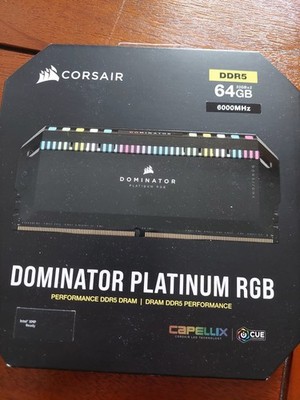 Corsair Dominator Platinum rgb DDR5-6000MHz 64GB Kit  (NEU)
