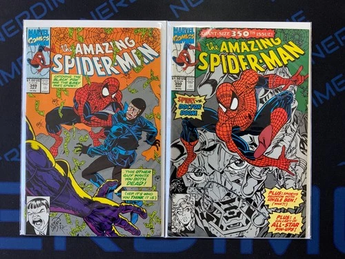 Amazing Spider-Man 349 & 350 2-comic lot featuring Doctor Doom!