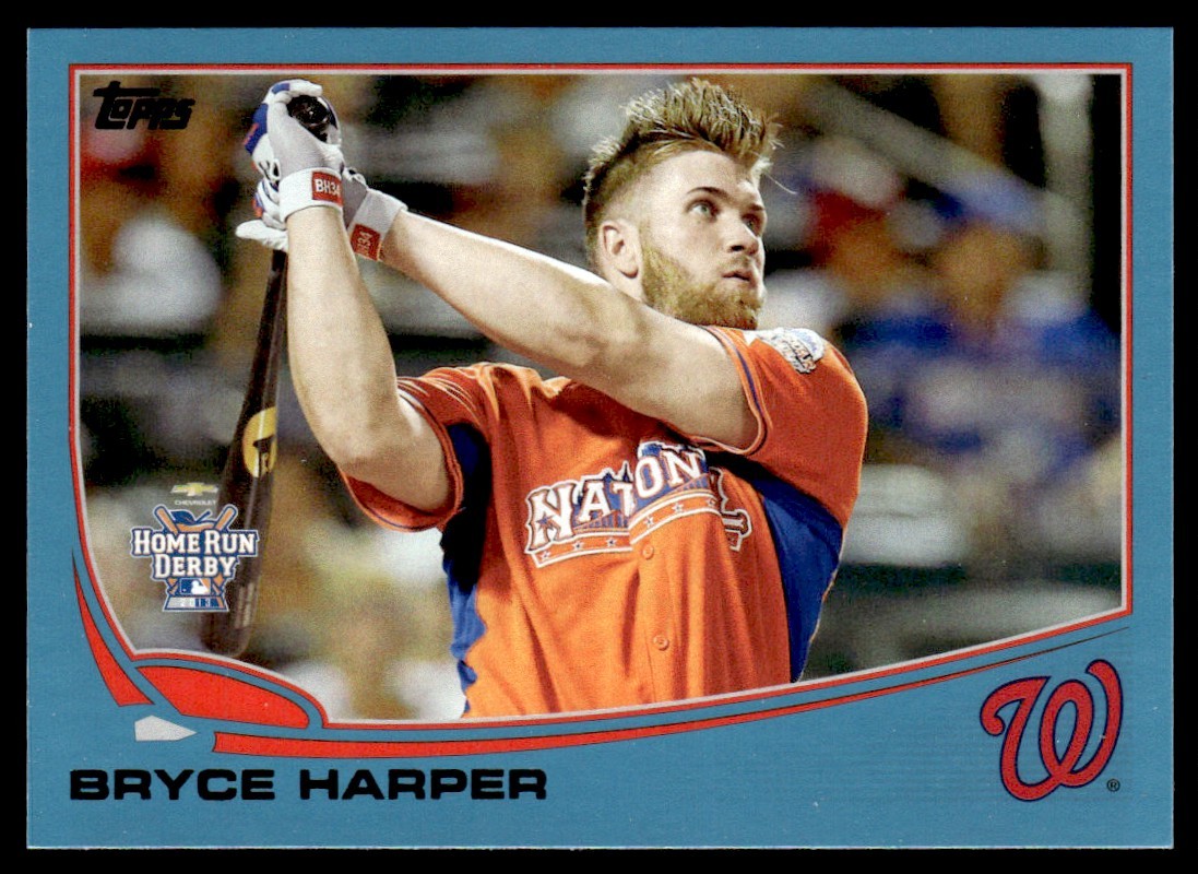 2013 Topps Update Walmart Blue Bryce Harper #US100