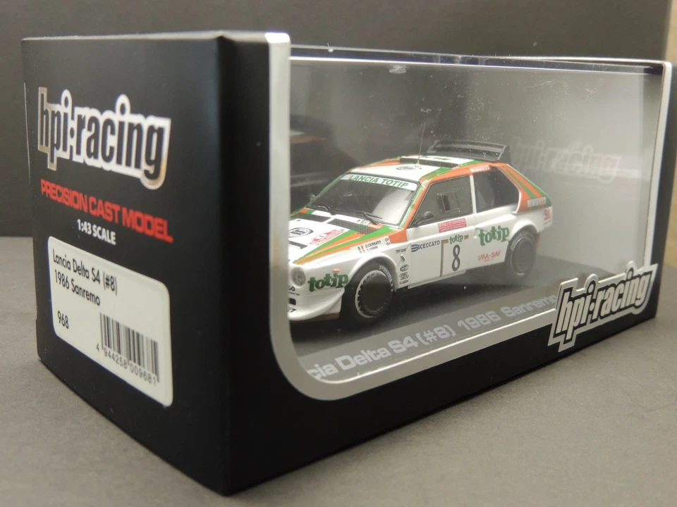 1/43 Lancia Delta S4 Totip HPI RACING Rally Sanremo Italy 1986 #8 D.Cerrato - Immagine 4 di 4