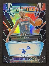 2023-24 Obsidian Eruption Auto Bilal Coulibaly #RE-BIL RC Electric Blue /30