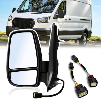 Driver Side Mirror Replacement Fit for 2015-2025 Ford Transit 150 250 350 350 HD