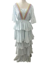 Pitusa Talullah Tiered cotton in artic ice One Size