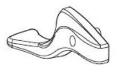 THETFORD 50265 TH42078 PEDAL WHITE (LOW) AM; Replacement Foot Pedal For Aqua