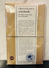 TRAVELER'S COMPANY Traveler's Notebook Regular Size Brown Leather Cover Japan
