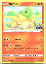 Numel Pokemon GO 013/078 Common Pokemon Near Mint Pokemon Card
