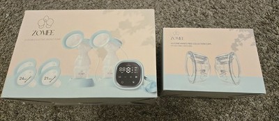 Zomee Z2 Double Electric Breast Pump with Hands Free Collection Cups