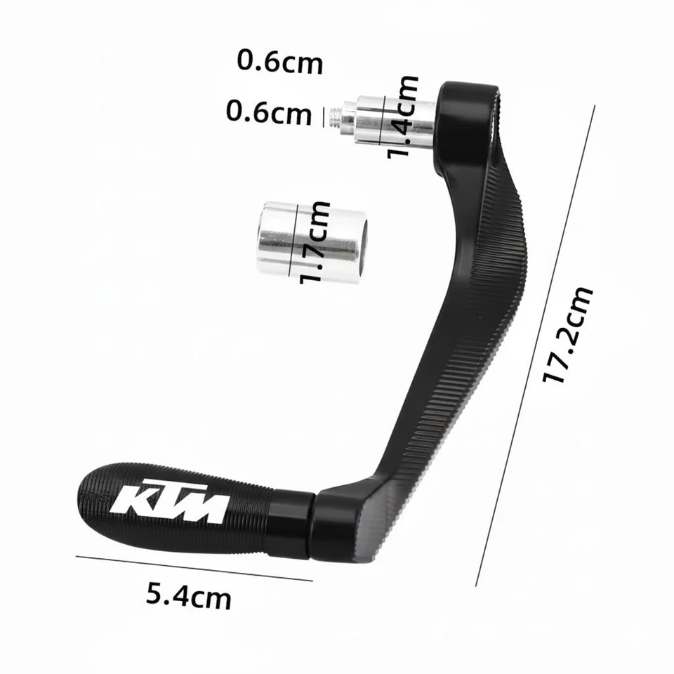 PARALEVE NERI PER MOTO KTM - ENDBAR - METALLO - Immagine 2 di 4