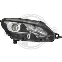 Hauptscheinwerfer Rechts H7 Mit Tagfahrlicht Stellmotor LWR FüR Peugeot 2008 I