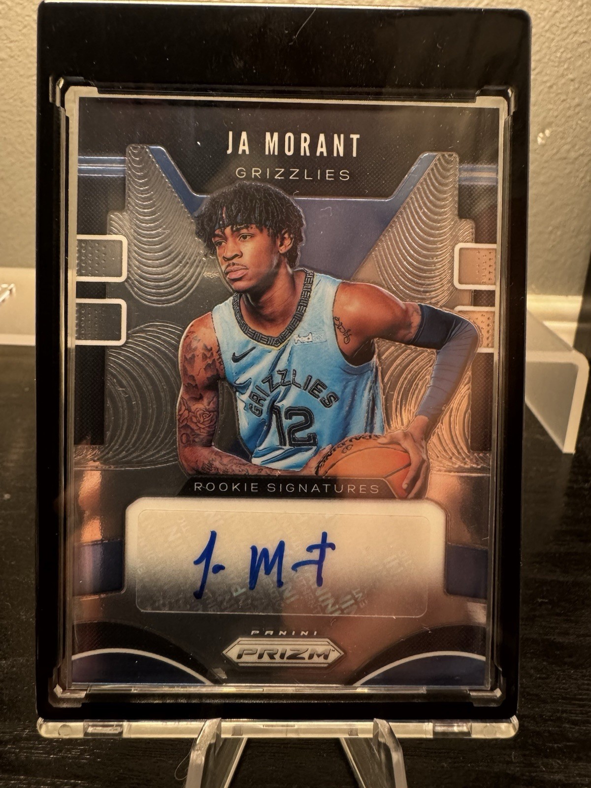 2019-20 Prizm Ja Morant Rookie Signatures Auto #RS-JMT RC