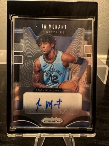 2019-20 Prizm Ja Morant Rookie Signatures Auto #RS-JMT RC