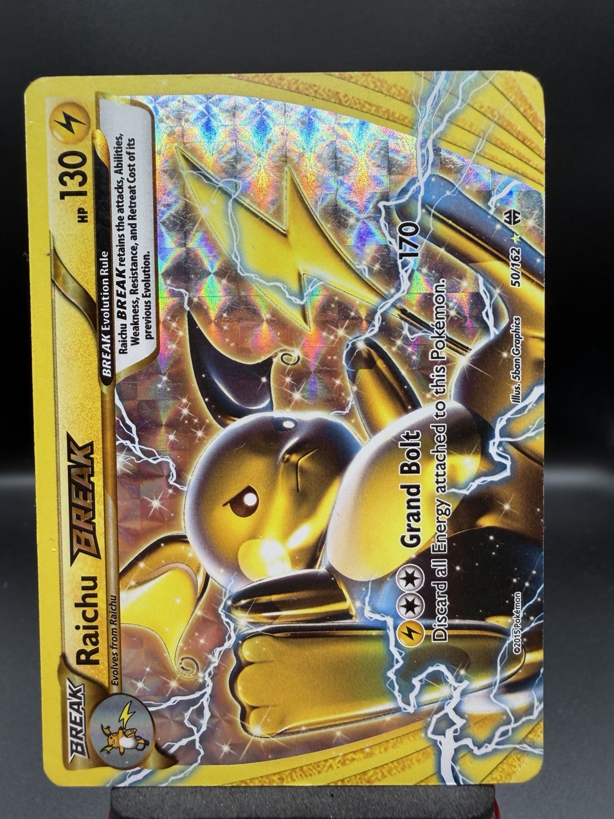 Raichu BREAK 50/162 Rare Pokémon XY – BREAKthrough 2015 LP