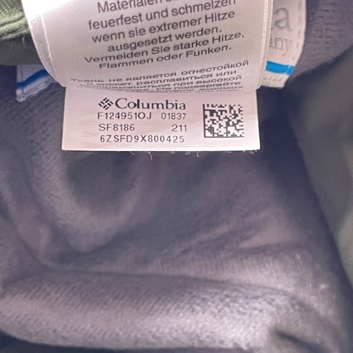 Columbia Snow Pants Girls 6 6X Army Green Hot Pink Omni Tech Bugaboo Ski SF8186 - Picture 10 of 13