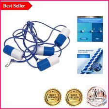 Weather-Resistant 16' Pool Safety Rope with Floats Adjustables