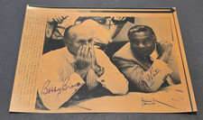 1991 BOBBY BROWN & BILL WHITE Signed Original Press Photo-PETE ROSE BANNED-JSA