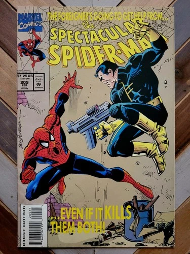 Spectacular Spider-Man #209 VG/FN (Marvel 1994) Foreigner + Dead-Aim Cameo