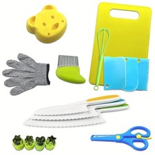 Fun  Functional Kids Kitchen Set - Complete Cooking Tools for Pretend Play  Re