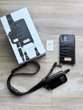 iPhone 11  Black Croco Umhänge Handytasche 