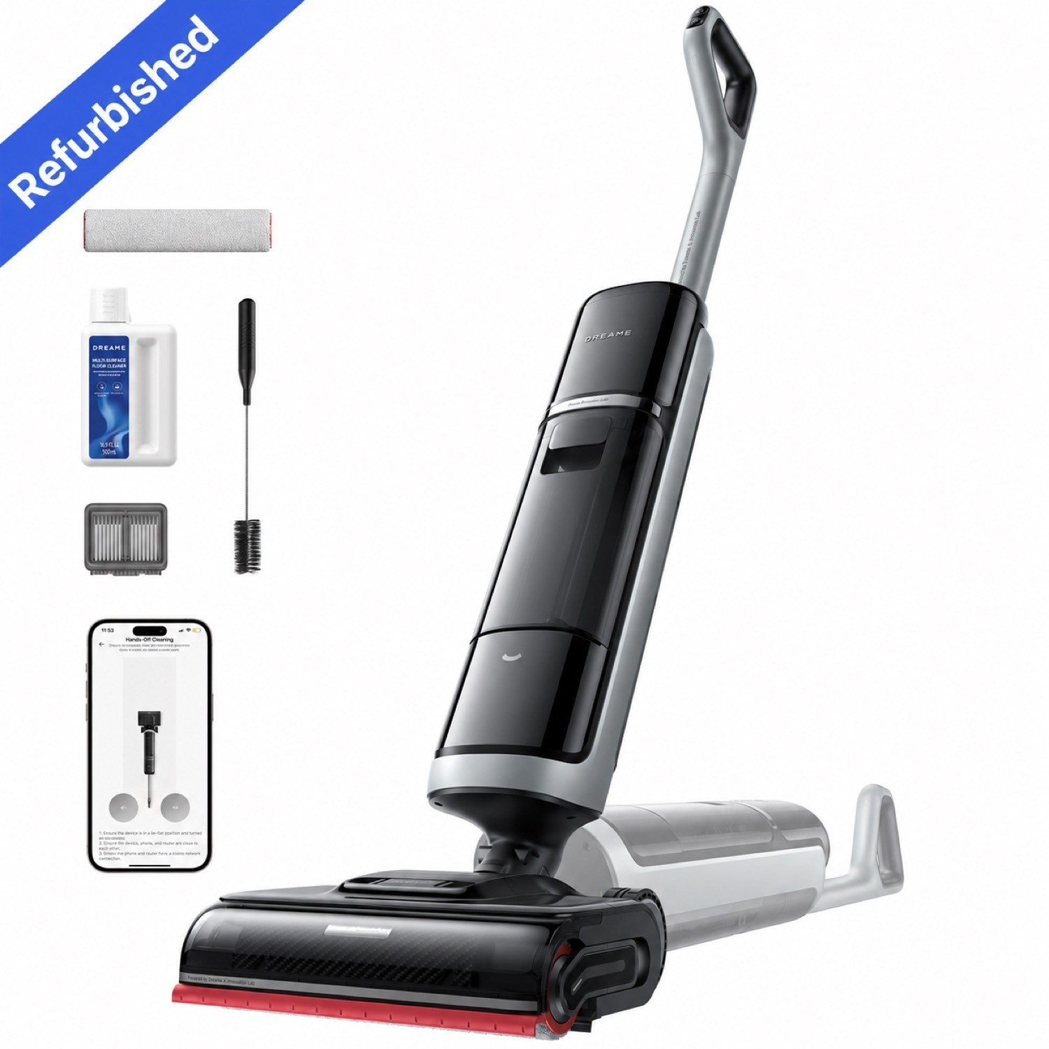 【Refurbished】DREAME H15 Pro Wet Dry Vacuum 194° F Hot Dry 22kPa