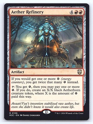 Aether Refinery 106 Rare Commander: Modern Horizons 3 Magic: The Gathering LP