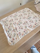 Cloud Island Baby Blanket Floral Pink Check Reversible