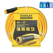 Stanley Fatmax Garden Hose 100-ft Abrasion-resistant All Weather Durable Yellow