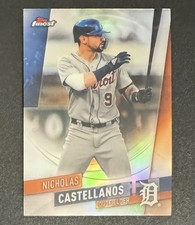 Nick Castellanos 2019 Topps Finest Refractor #96 - Detroit Tigers