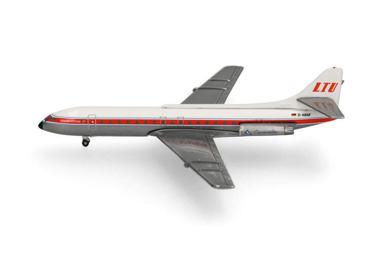 Maquette Caravelle LTU Herpa 1/500 de collection en métal injecté - 4