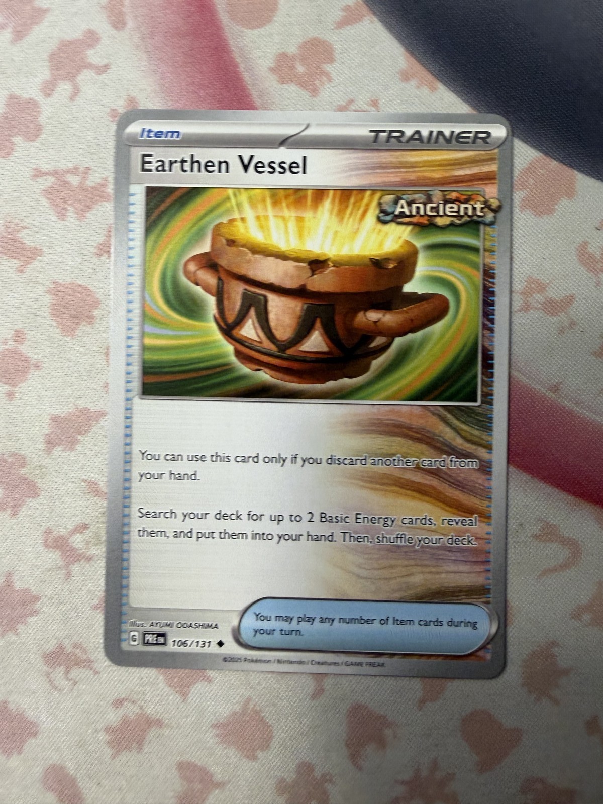 Earthen Vessel Uncommon SV: Prismatic Evolutions 106/131 NM English