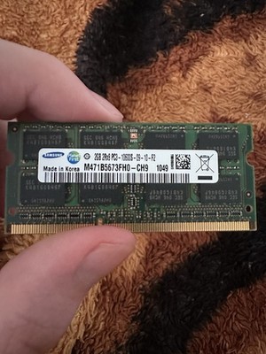 Samsung 2GB DDR3 SO-DIMM PC3-10600S 1333MHz 2Rx8 Laptop RAM