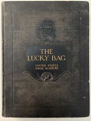 '' The Lucky Bag '' 1924 United States Naval Academy Original 1st Edition Yearbook