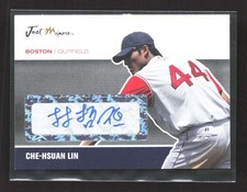 2007 Just Auto Che-Hsuan Lin #JA-BONUS-2 Signatures Auto Boston Red Sox TV2742