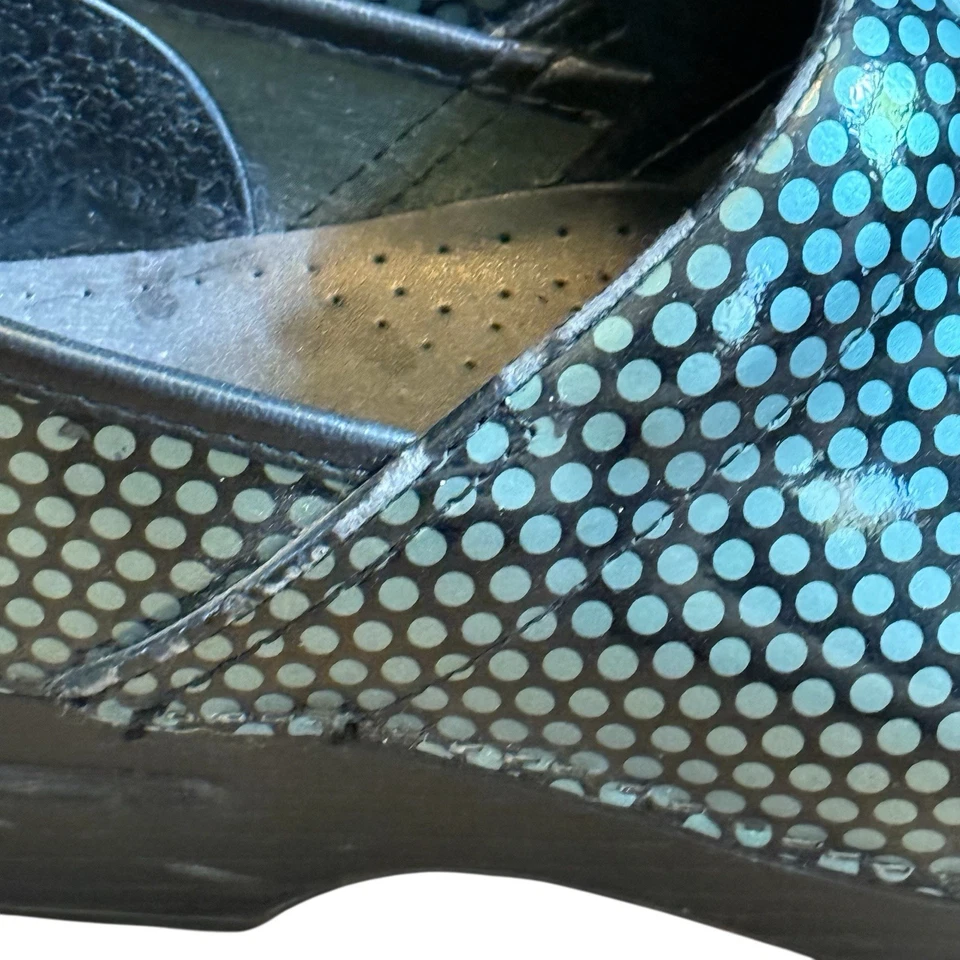 Zuecos Dansko de charol a lunares verdes y negros talla EU 38 US 7,5-8 Foto 3 de 4