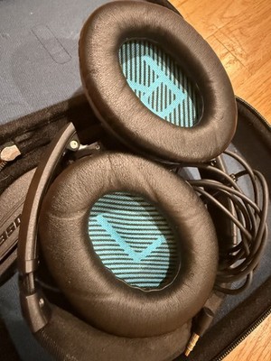 Bose QuietComfort 25 QC25 Wired Headphones Acoustic Noise Cancelling, Black