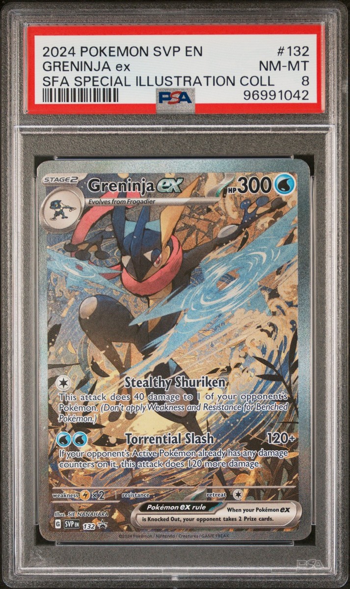 ゲッコウガ 英語版Greninja ex SVP EN132 #2 Greninja ex 132 Sv: Scarlet & Violet Promo Cards Holo for sale