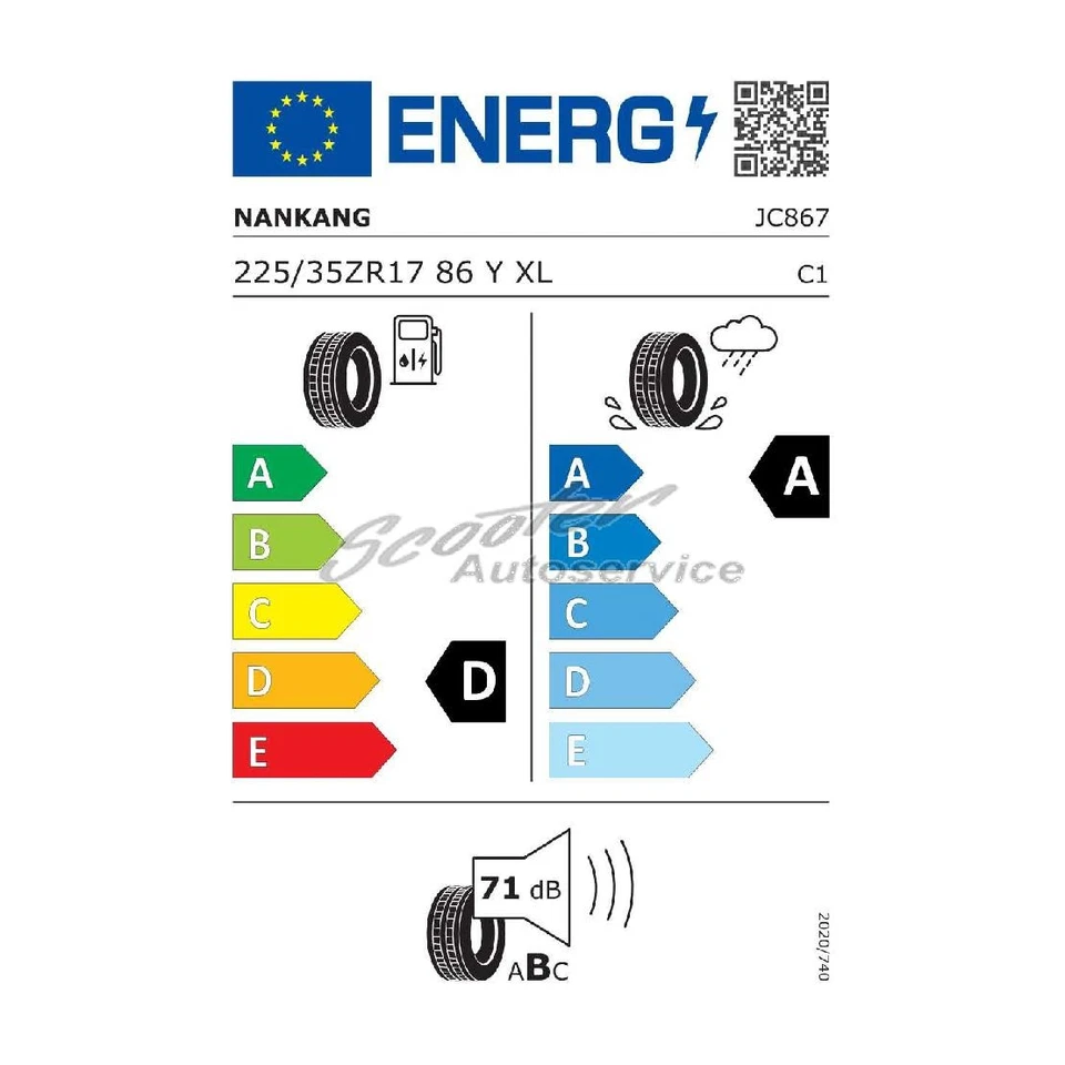 Nankang 225/35 R 17 86Y ZR Sommer-Reifen SportNex AS-2 Plus XL | 44614 - Bild 2 von 4