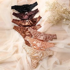 Seamless Panties Low Rise Stretch Breathable Invisible Briefs Underwear Women