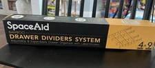 SpaceAid Bamboofor Home, Office, Dressers, 4 Dividers with 9 Inserts (8)