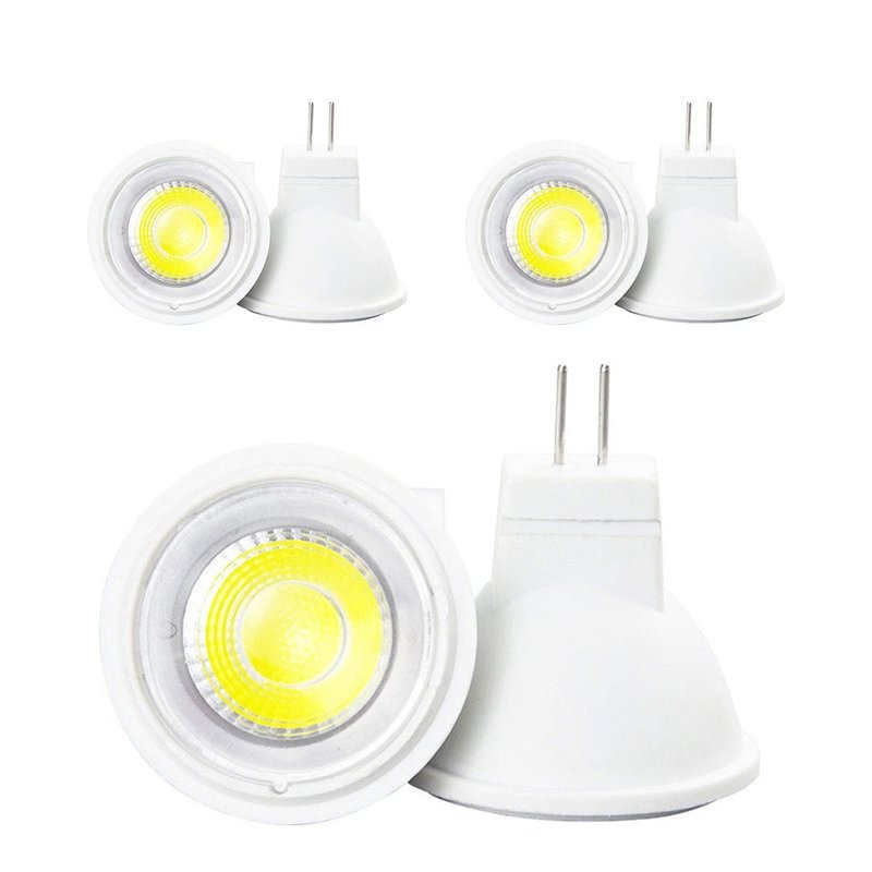 Set 6 Faretti LED GU4 MR11 3W 12V 4000K - Illuminazione Accento Moderna