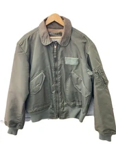 US.ARMY◆80s/CWU45-P/S.E.I. company/Flight jacket/L/Nylon/Khaki//