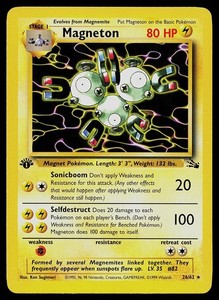 Magneton 26/62 Fossil 1st Edition Rare
